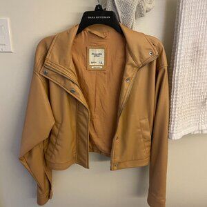 A&F leather jacket